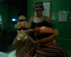 Me with Bert and Ernie